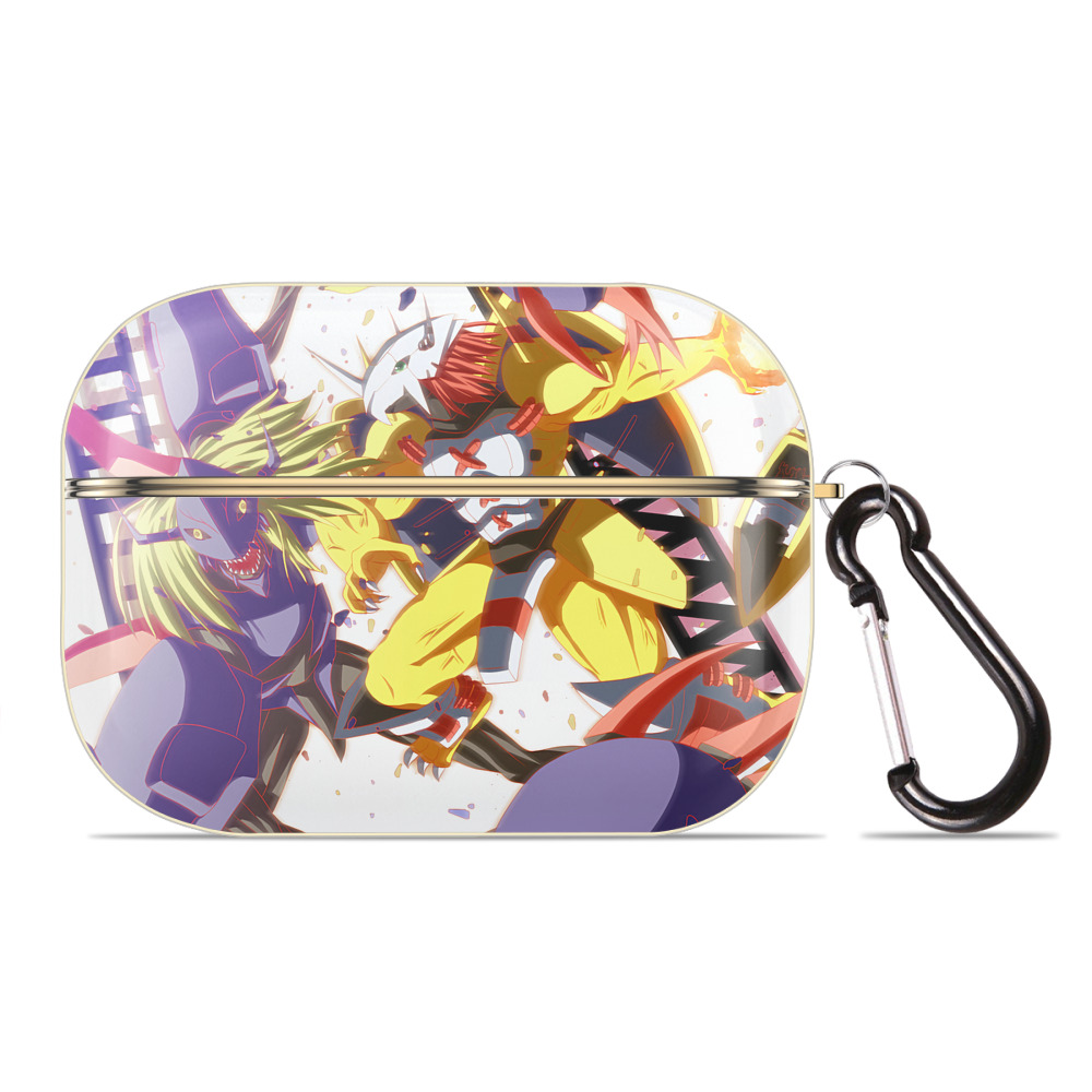（画像用） Digimon デジタルモンスター/デジモン 【AirPods Pro用】ハードシェル保護ケース｜耐衝撃・防指紋・カラビナ付き商品仕様