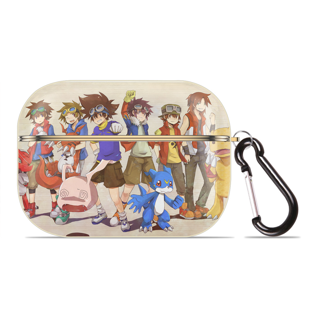 （画像用） Digimon デジタルモンスター/デジモン 【AirPods Pro用】ハードシェル保護ケース｜耐衝撃・防指紋・カラビナ付き商品仕様