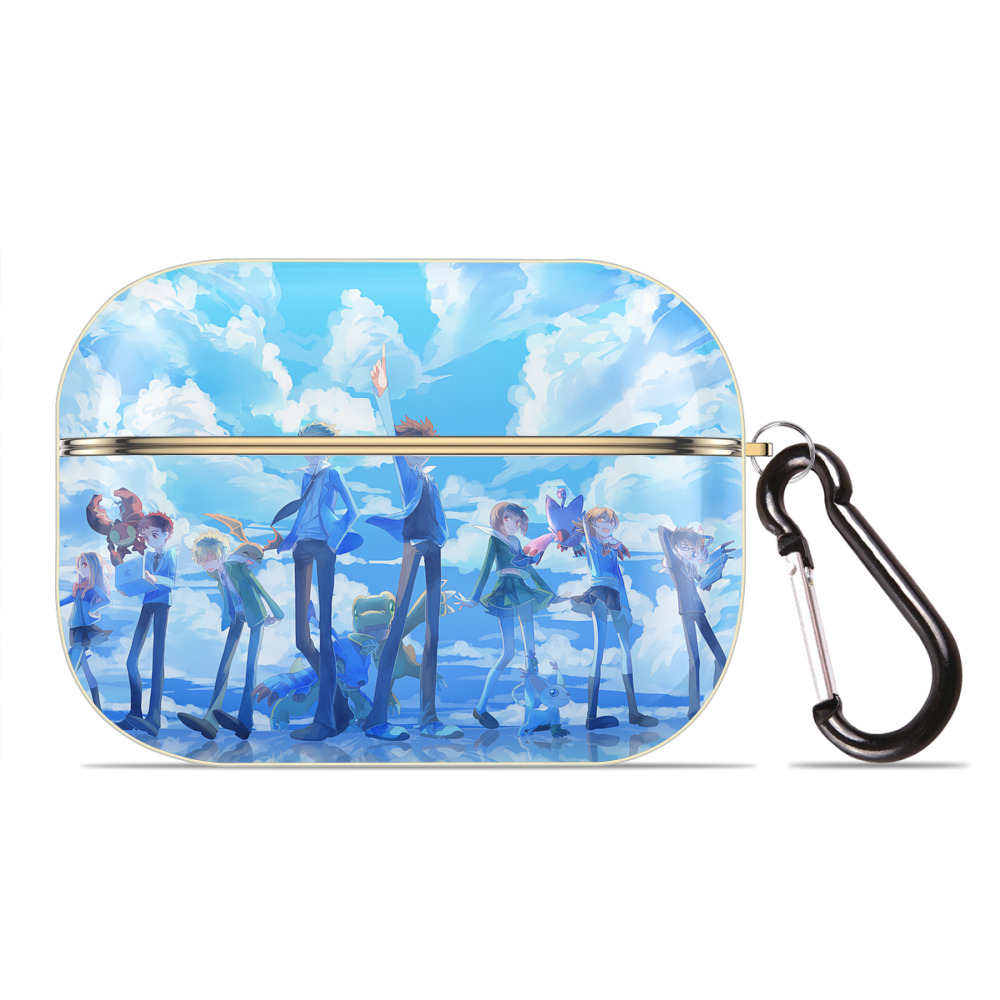 （画像用） Digimon デジタルモンスター/デジモン 【AirPods Pro用】ハードシェル保護ケース｜耐衝撃・防指紋・カラビナ付き商品仕様