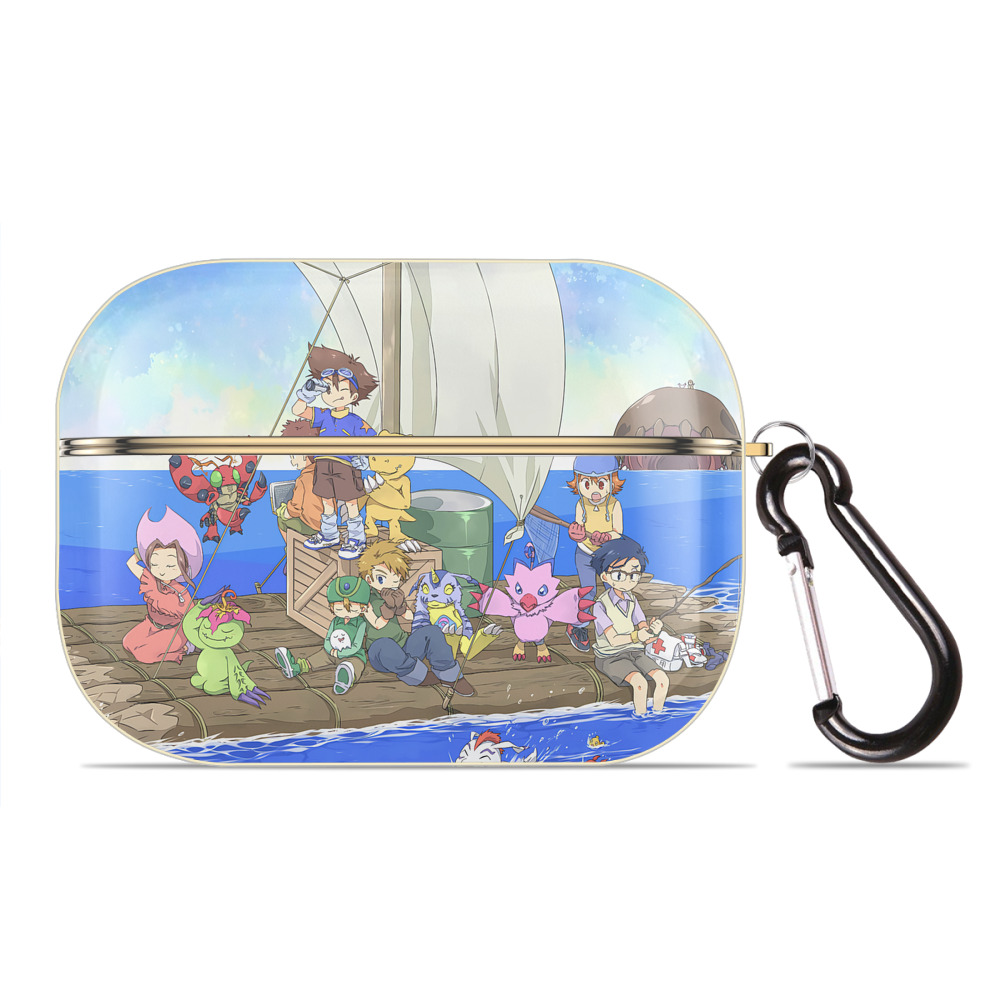 （画像用） Digimon デジタルモンスター/デジモン 【AirPods Pro用】ハードシェル保護ケース｜耐衝撃・防指紋・カラビナ付き商品仕様