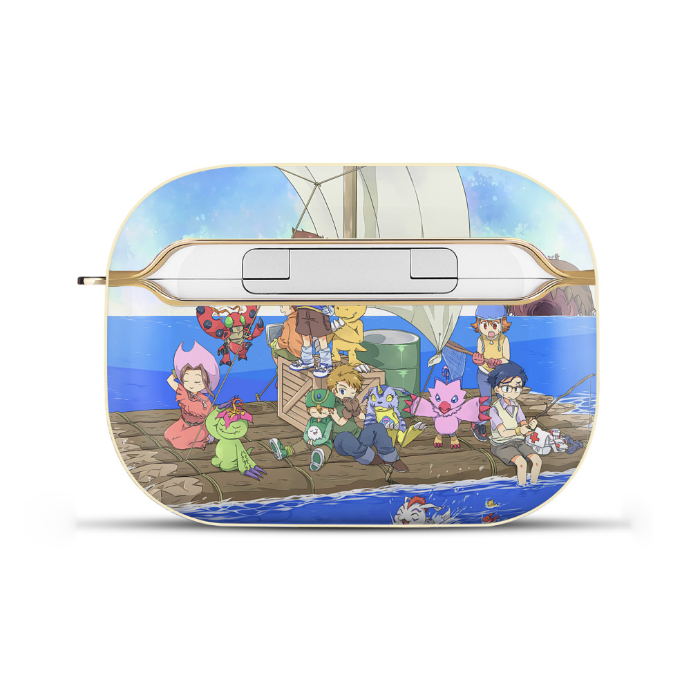 （画像用） Digimon デジタルモンスター/デジモン 【AirPods Pro用】ハードシェル保護ケース｜耐衝撃・防指紋・カラビナ付き商品仕様