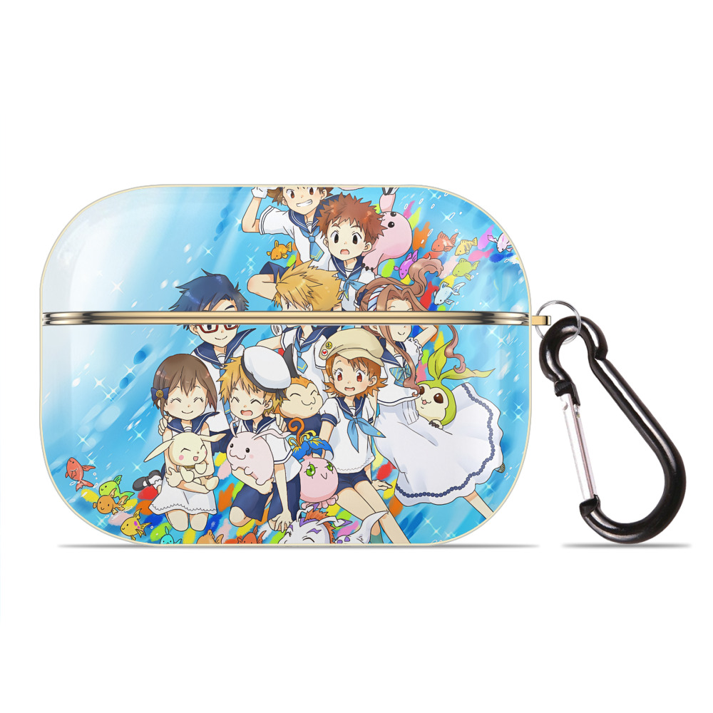 （画像用） Digimon デジタルモンスター/デジモン 【AirPods Pro用】ハードシェル保護ケース｜耐衝撃・防指紋・カラビナ付き商品仕様