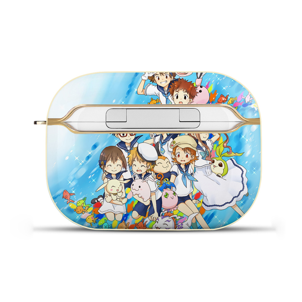 （画像用） Digimon デジタルモンスター/デジモン 【AirPods Pro用】ハードシェル保護ケース｜耐衝撃・防指紋・カラビナ付き商品仕様