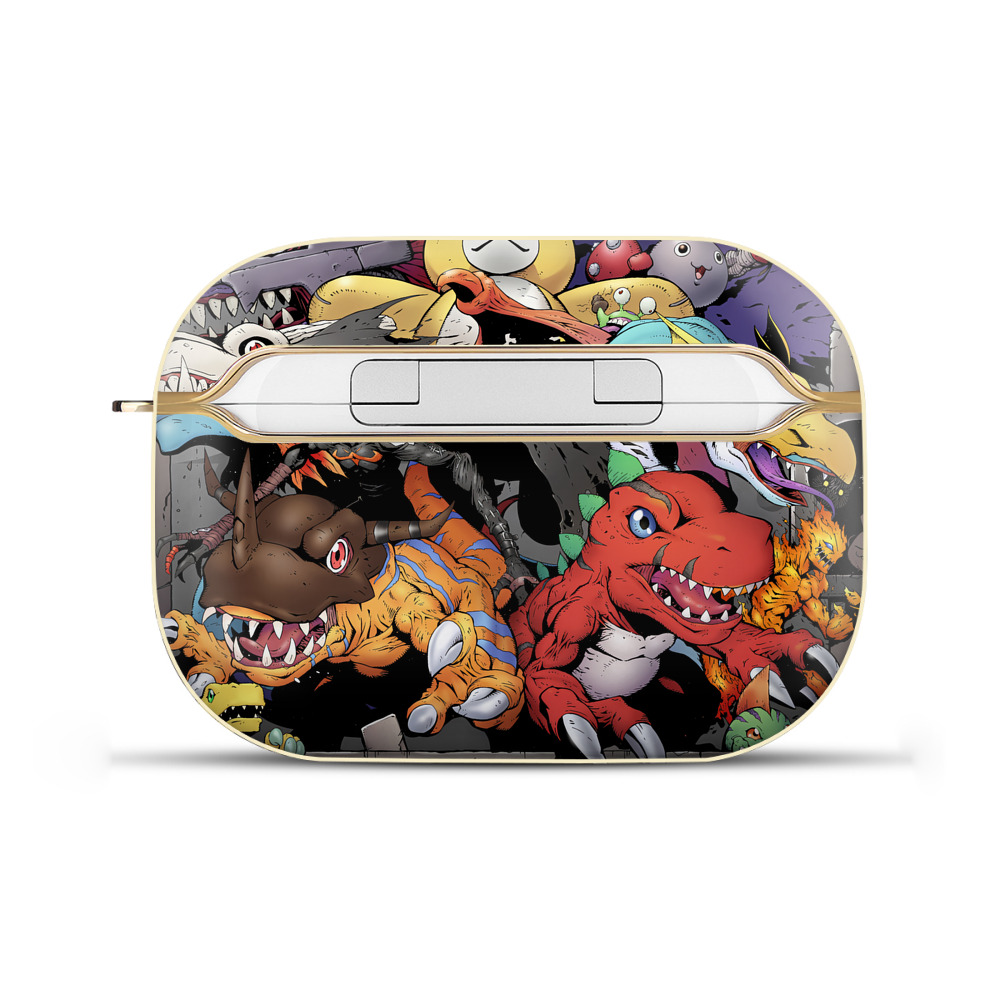 （画像用） Digimon デジタルモンスター/デジモン 【AirPods Pro用】ハードシェル保護ケース｜耐衝撃・防指紋・カラビナ付き商品仕様