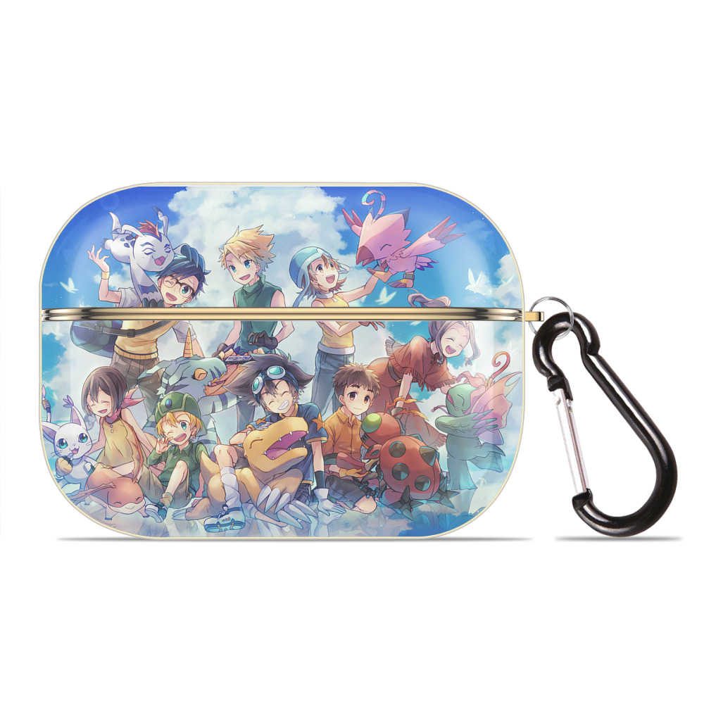 （画像用） Digimon デジタルモンスター/デジモン 【AirPods Pro用】ハードシェル保護ケース｜耐衝撃・防指紋・カラビナ付き商品仕様