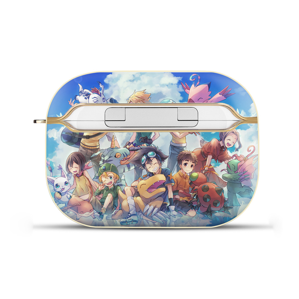 （画像用） Digimon デジタルモンスター/デジモン 【AirPods Pro用】ハードシェル保護ケース｜耐衝撃・防指紋・カラビナ付き商品仕様