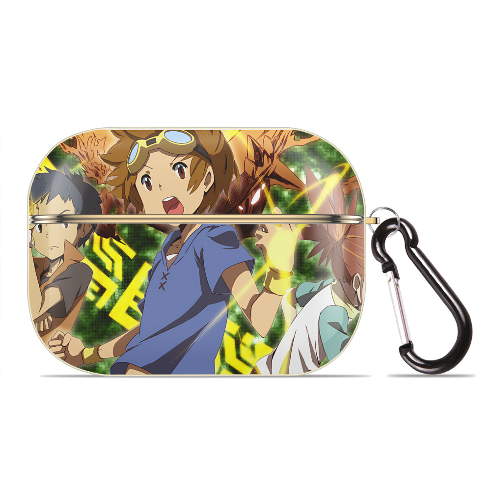（画像用） Digimon デジタルモンスター/デジモン 【AirPods Pro用】ハードシェル保護ケース｜耐衝撃・防指紋・カラビナ付き商品仕様