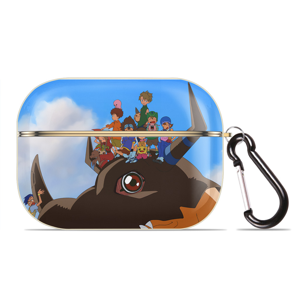 （画像用） Digimon デジタルモンスター/デジモン 【AirPods Pro用】ハードシェル保護ケース｜耐衝撃・防指紋・カラビナ付き商品仕様