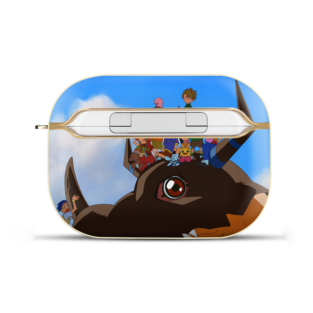（画像用） Digimon デジタルモンスター/デジモン 【AirPods Pro用】ハードシェル保護ケース｜耐衝撃・防指紋・カラビナ付き商品仕様
