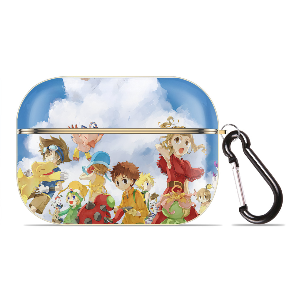 （画像用） Digimon デジタルモンスター/デジモン 【AirPods Pro用】ハードシェル保護ケース｜耐衝撃・防指紋・カラビナ付き商品仕様