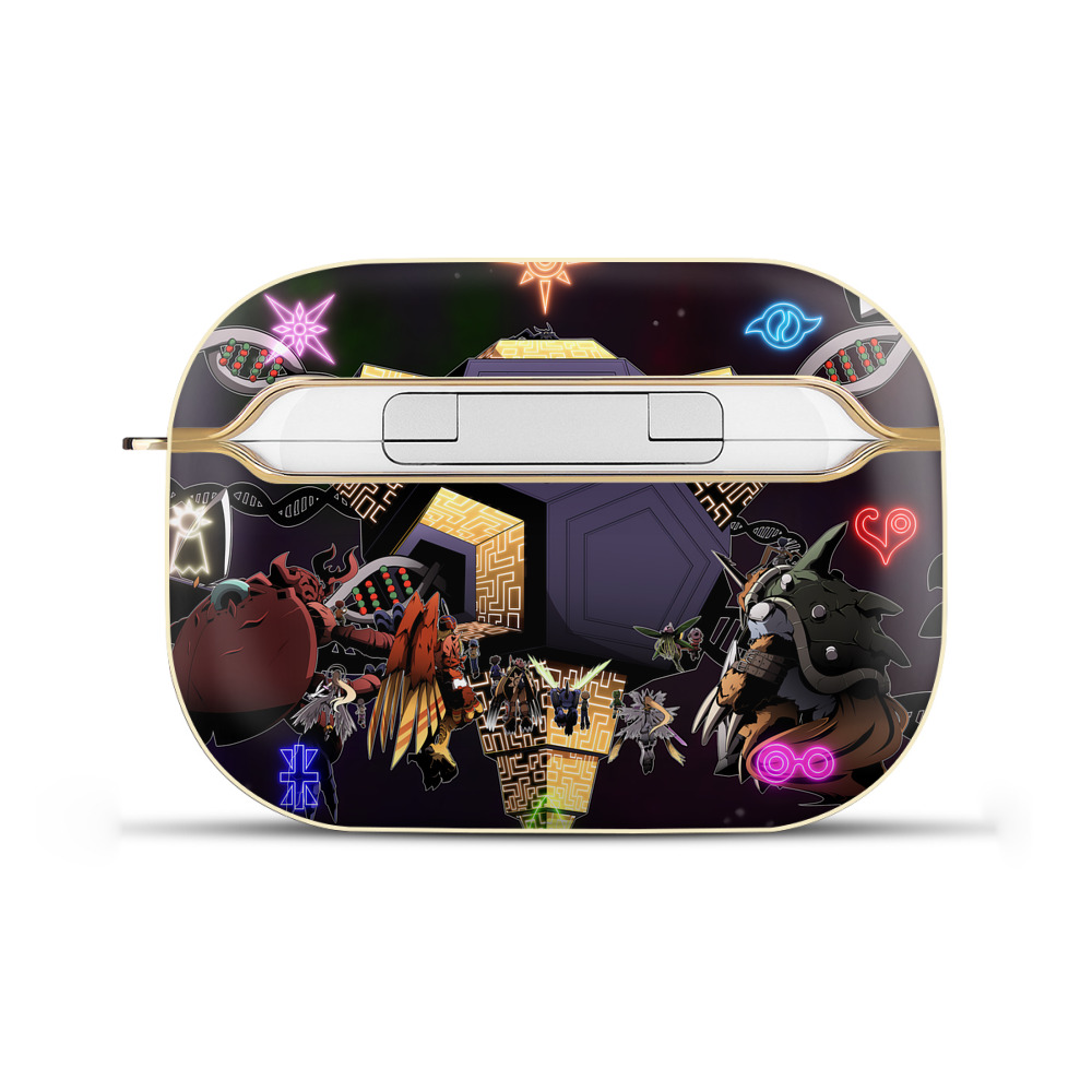 （画像用） Digimon デジタルモンスター/デジモン 【AirPods Pro用】ハードシェル保護ケース｜耐衝撃・防指紋・カラビナ付き商品仕様
