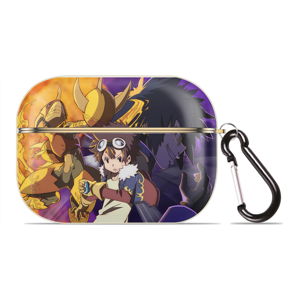 （画像用） Digimon デジタルモンスター/デジモン 【AirPods Pro用】ハードシェル保護ケース｜耐衝撃・防指紋・カラビナ付き商品仕様