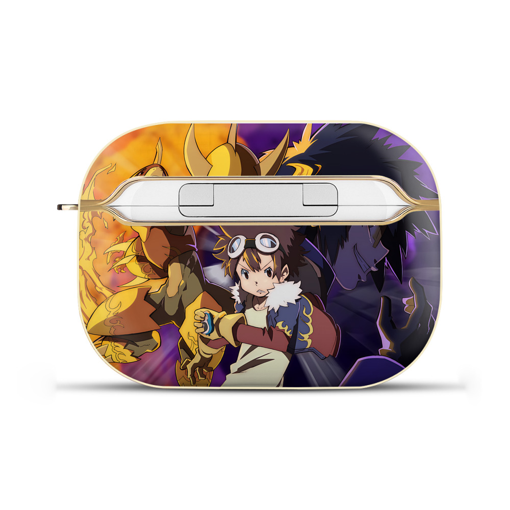 （画像用） Digimon デジタルモンスター/デジモン 【AirPods Pro用】ハードシェル保護ケース｜耐衝撃・防指紋・カラビナ付き商品仕様