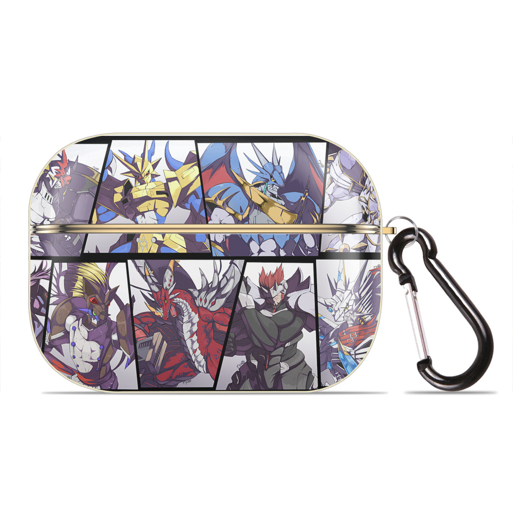 （画像用） Digimon デジタルモンスター/デジモン 【AirPods Pro用】ハードシェル保護ケース｜耐衝撃・防指紋・カラビナ付き商品仕様