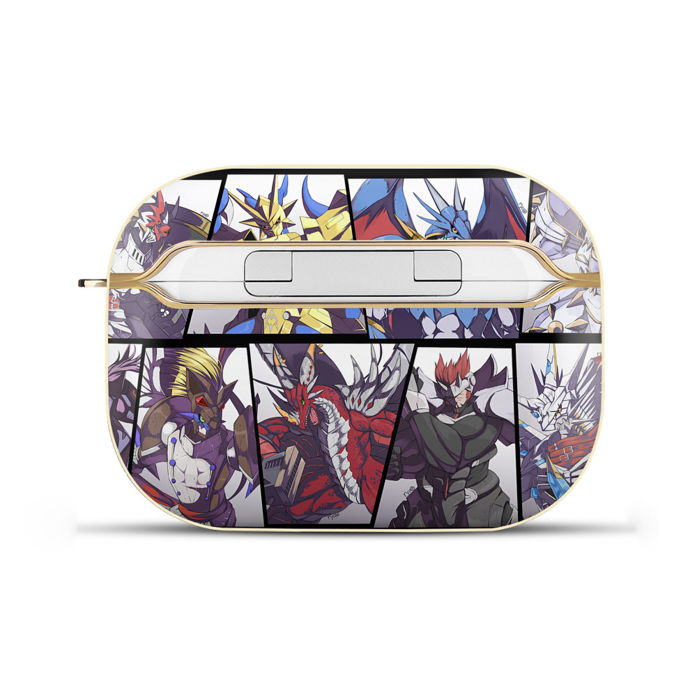 （画像用） Digimon デジタルモンスター/デジモン 【AirPods Pro用】ハードシェル保護ケース｜耐衝撃・防指紋・カラビナ付き商品仕様