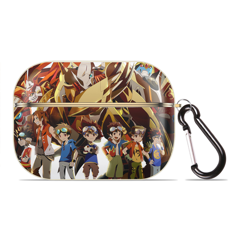 （画像用） Digimon デジタルモンスター/デジモン 【AirPods Pro用】ハードシェル保護ケース｜耐衝撃・防指紋・カラビナ付き商品仕様