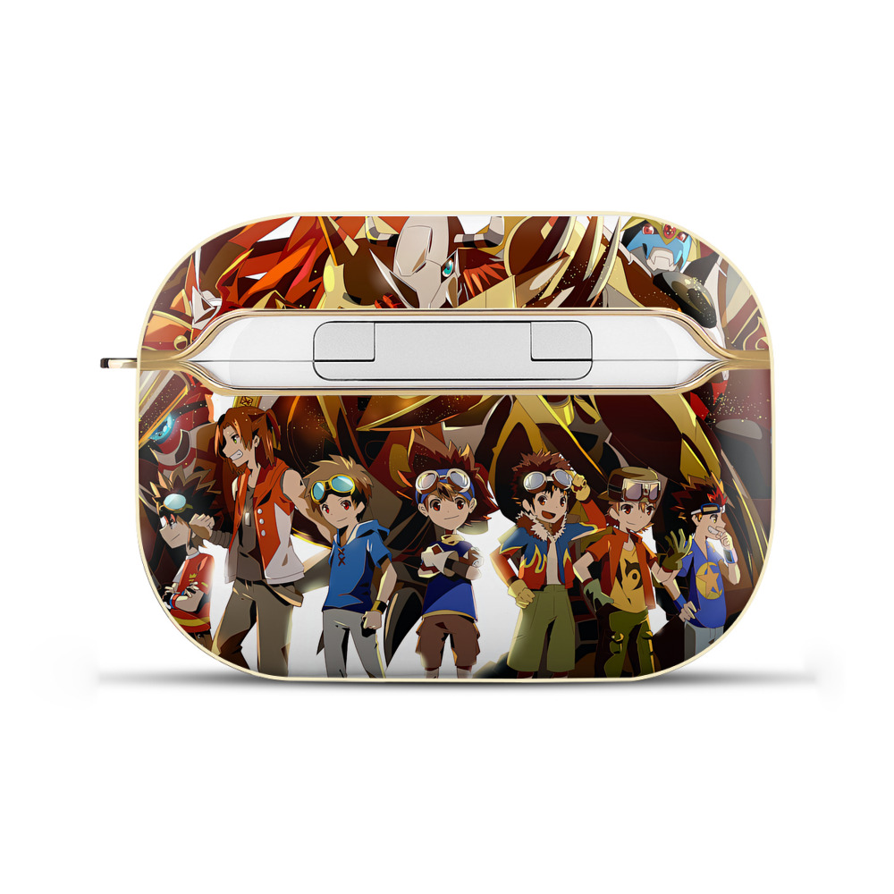 （画像用） Digimon デジタルモンスター/デジモン 【AirPods Pro用】ハードシェル保護ケース｜耐衝撃・防指紋・カラビナ付き商品仕様