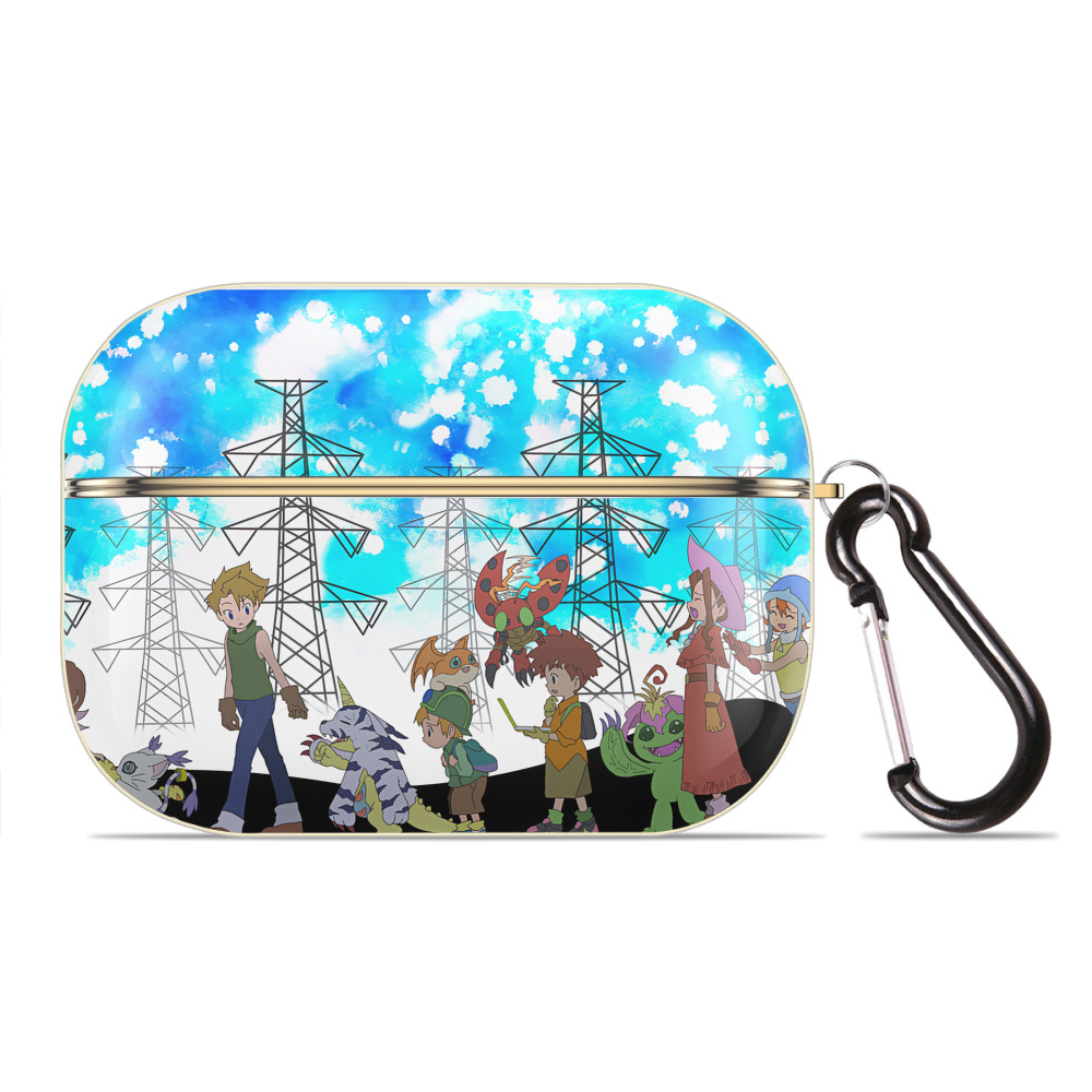 （画像用） Digimon デジタルモンスター/デジモン 【AirPods Pro用】ハードシェル保護ケース｜耐衝撃・防指紋・カラビナ付き商品仕様