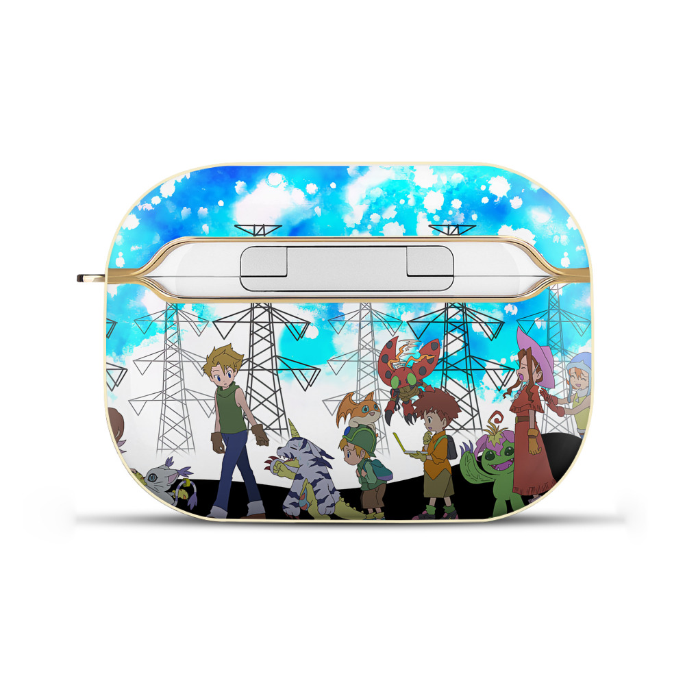 （画像用） Digimon デジタルモンスター/デジモン 【AirPods Pro用】ハードシェル保護ケース｜耐衝撃・防指紋・カラビナ付き商品仕様
