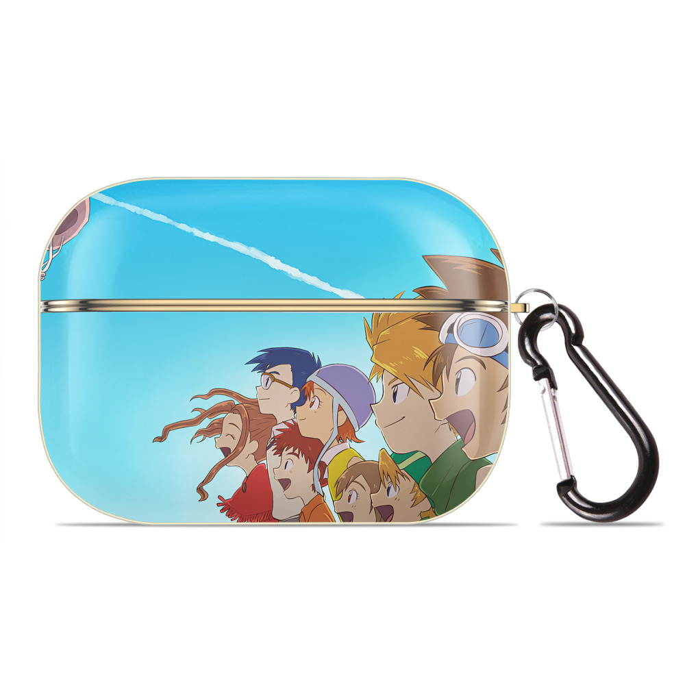 （画像用） Digimon デジタルモンスター/デジモン 【AirPods Pro用】ハードシェル保護ケース｜耐衝撃・防指紋・カラビナ付き商品仕様
