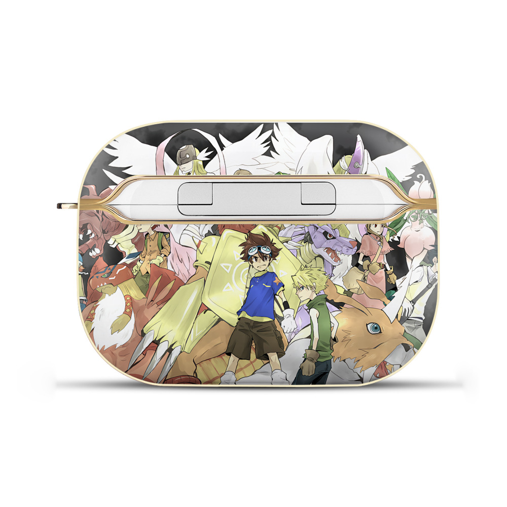 （画像用） Digimon デジタルモンスター/デジモン 【AirPods Pro用】ハードシェル保護ケース｜耐衝撃・防指紋・カラビナ付き商品仕様