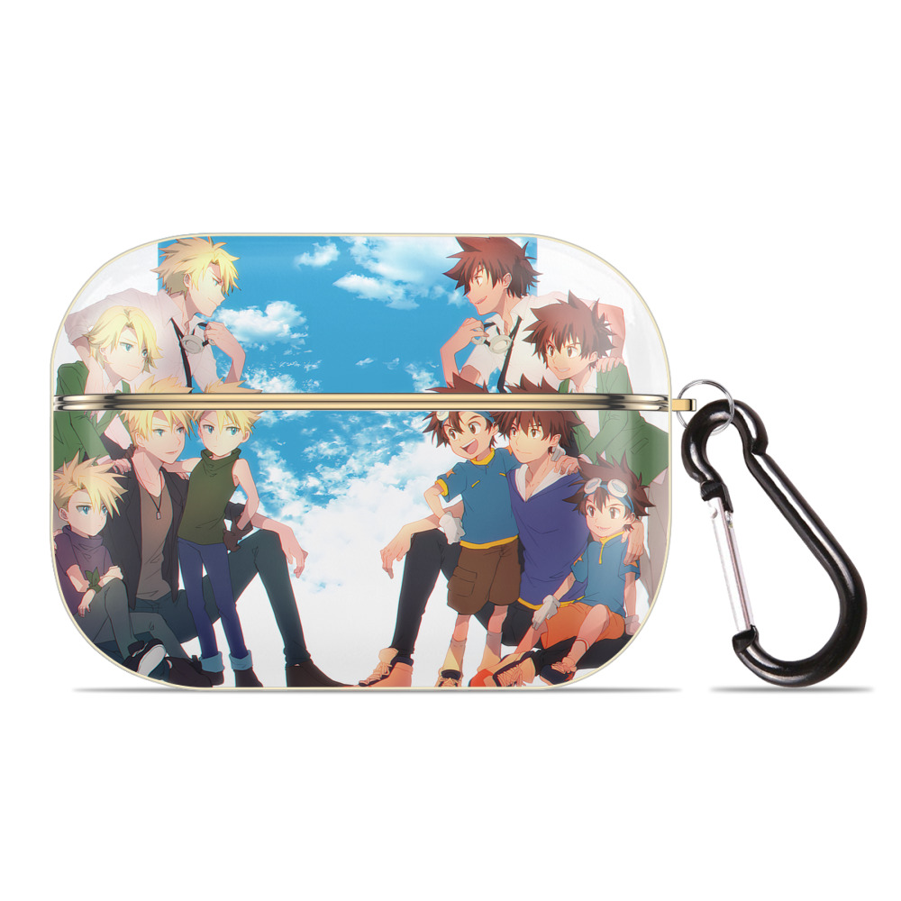 （画像用） Digimon デジタルモンスター/デジモン 【AirPods Pro用】ハードシェル保護ケース｜耐衝撃・防指紋・カラビナ付き商品仕様