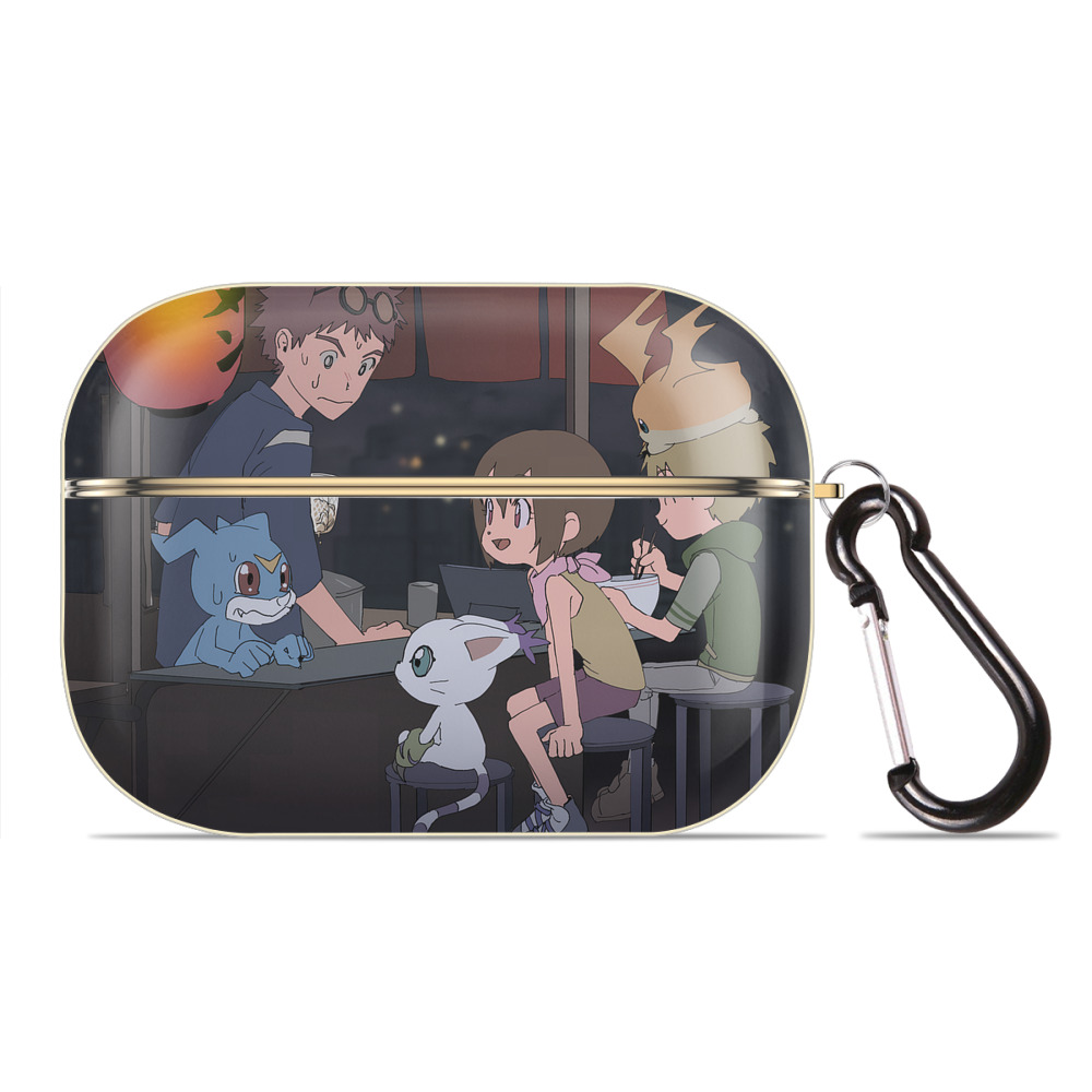 （画像用） Digimon デジタルモンスター/デジモン 【AirPods Pro用】ハードシェル保護ケース｜耐衝撃・防指紋・カラビナ付き商品仕様