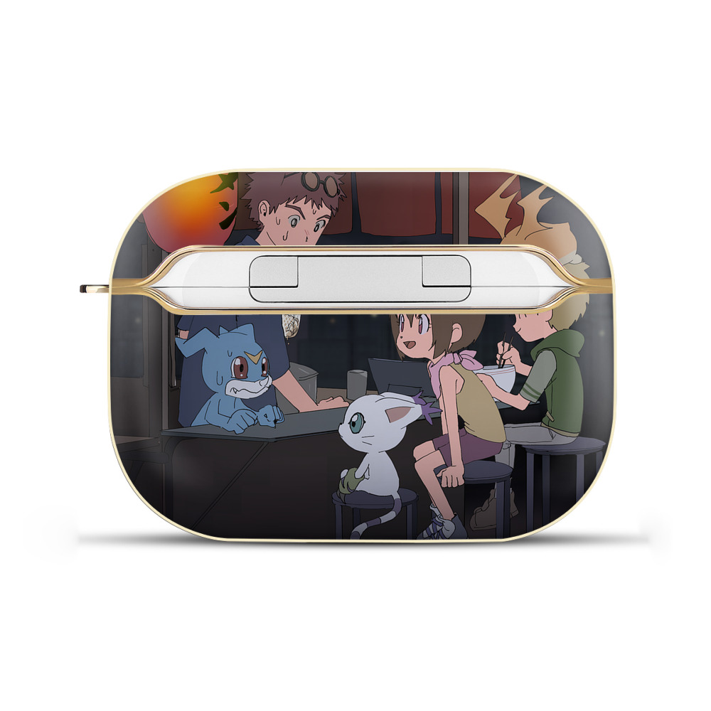 （画像用） Digimon デジタルモンスター/デジモン 【AirPods Pro用】ハードシェル保護ケース｜耐衝撃・防指紋・カラビナ付き商品仕様