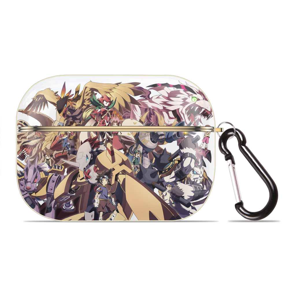 （画像用） Digimon デジタルモンスター/デジモン 【AirPods Pro用】ハードシェル保護ケース｜耐衝撃・防指紋・カラビナ付き商品仕様