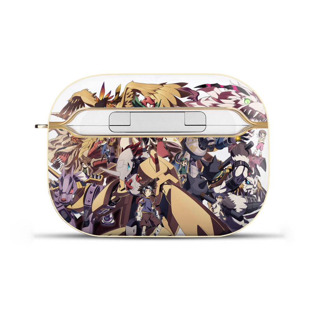 （画像用） Digimon デジタルモンスター/デジモン 【AirPods Pro用】ハードシェル保護ケース｜耐衝撃・防指紋・カラビナ付き商品仕様