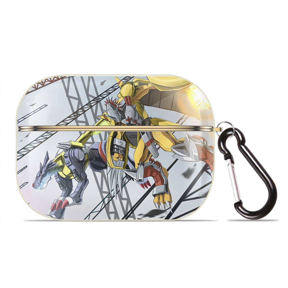 （画像用） Digimon デジタルモンスター/デジモン 【AirPods Pro用】ハードシェル保護ケース｜耐衝撃・防指紋・カラビナ付き商品仕様