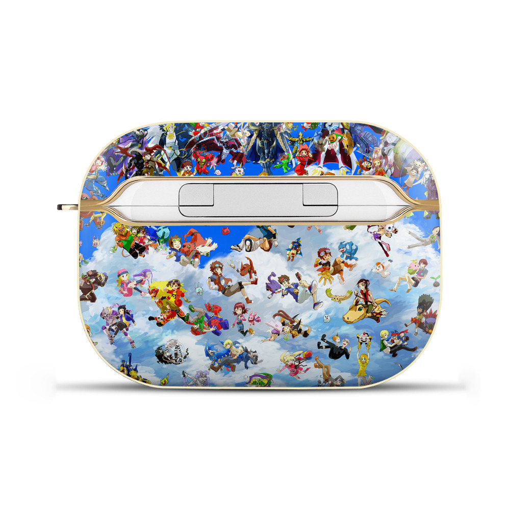 （画像用） Digimon デジタルモンスター/デジモン 【AirPods Pro用】ハードシェル保護ケース｜耐衝撃・防指紋・カラビナ付き商品仕様