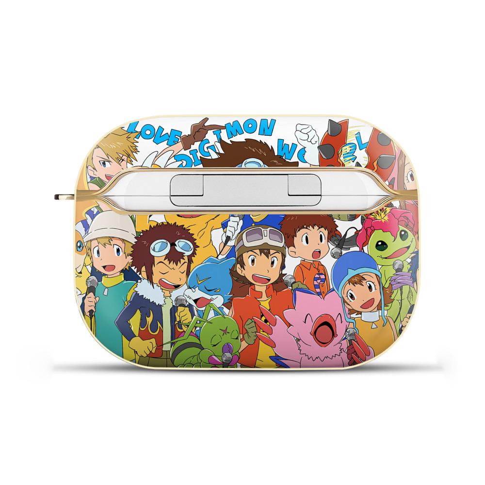 （画像用） Digimon デジタルモンスター/デジモン 【AirPods Pro用】ハードシェル保護ケース｜耐衝撃・防指紋・カラビナ付き商品仕様