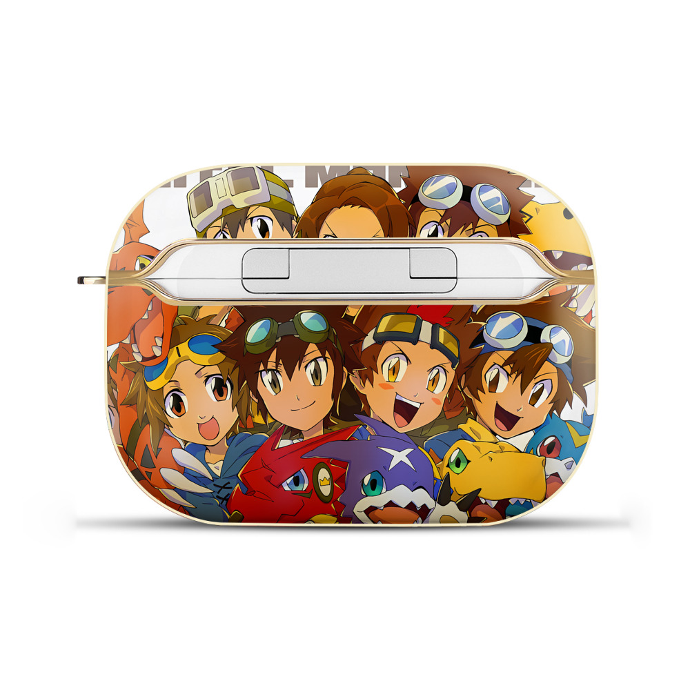（画像用） Digimon デジタルモンスター/デジモン 【AirPods Pro用】ハードシェル保護ケース｜耐衝撃・防指紋・カラビナ付き商品仕様