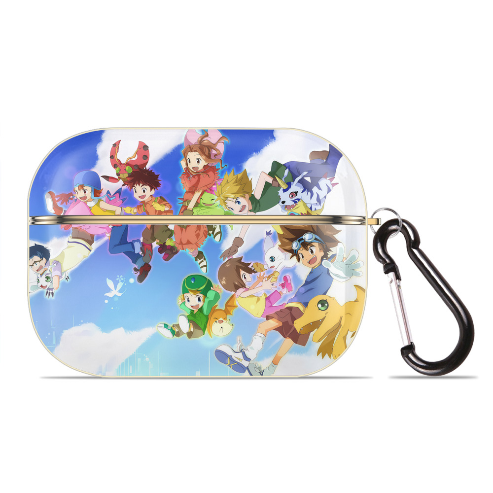 （画像用） Digimon デジタルモンスター/デジモン 【AirPods Pro用】ハードシェル保護ケース｜耐衝撃・防指紋・カラビナ付き商品仕様