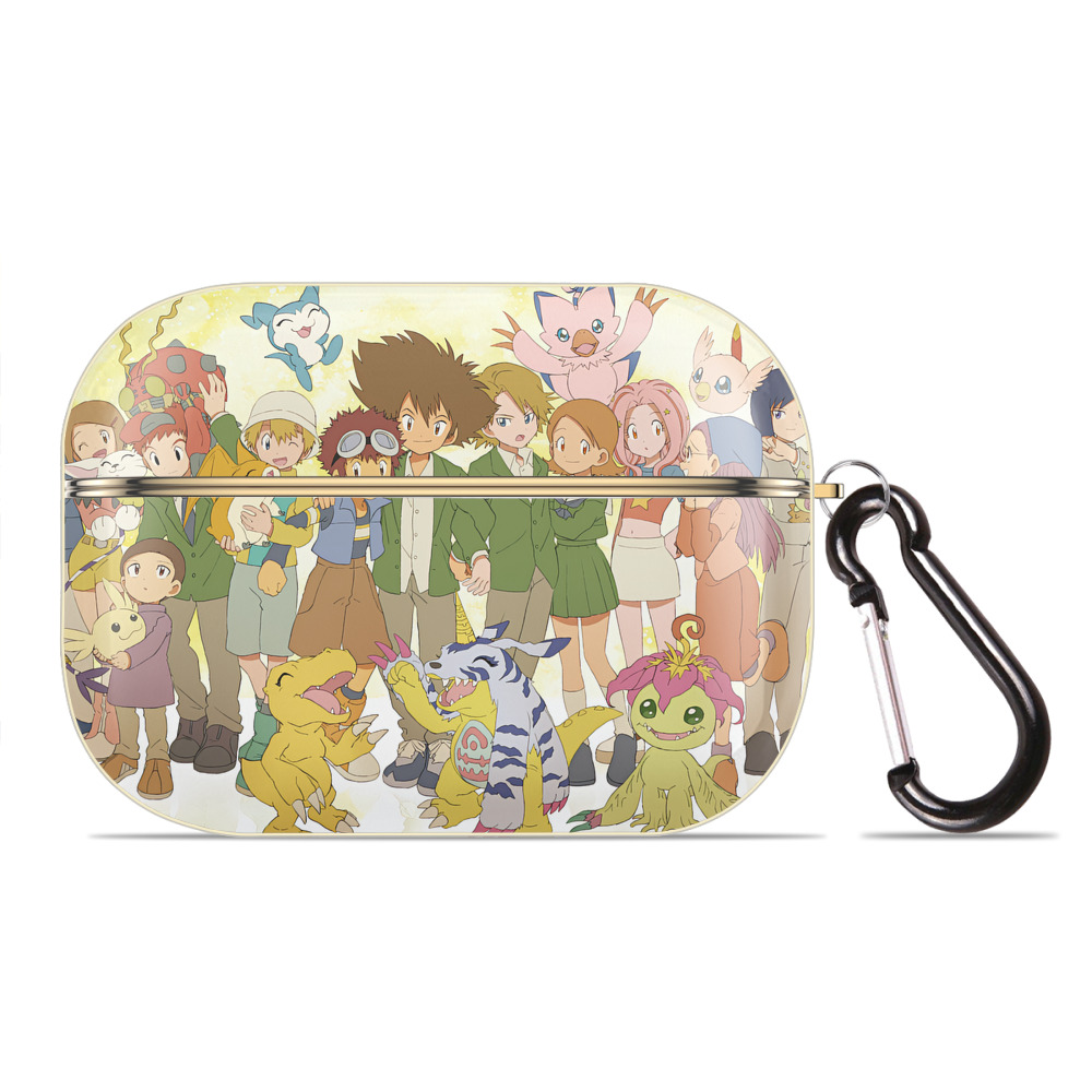 （画像用） Digimon デジタルモンスター/デジモン 【AirPods Pro用】ハードシェル保護ケース｜耐衝撃・防指紋・カラビナ付き商品仕様