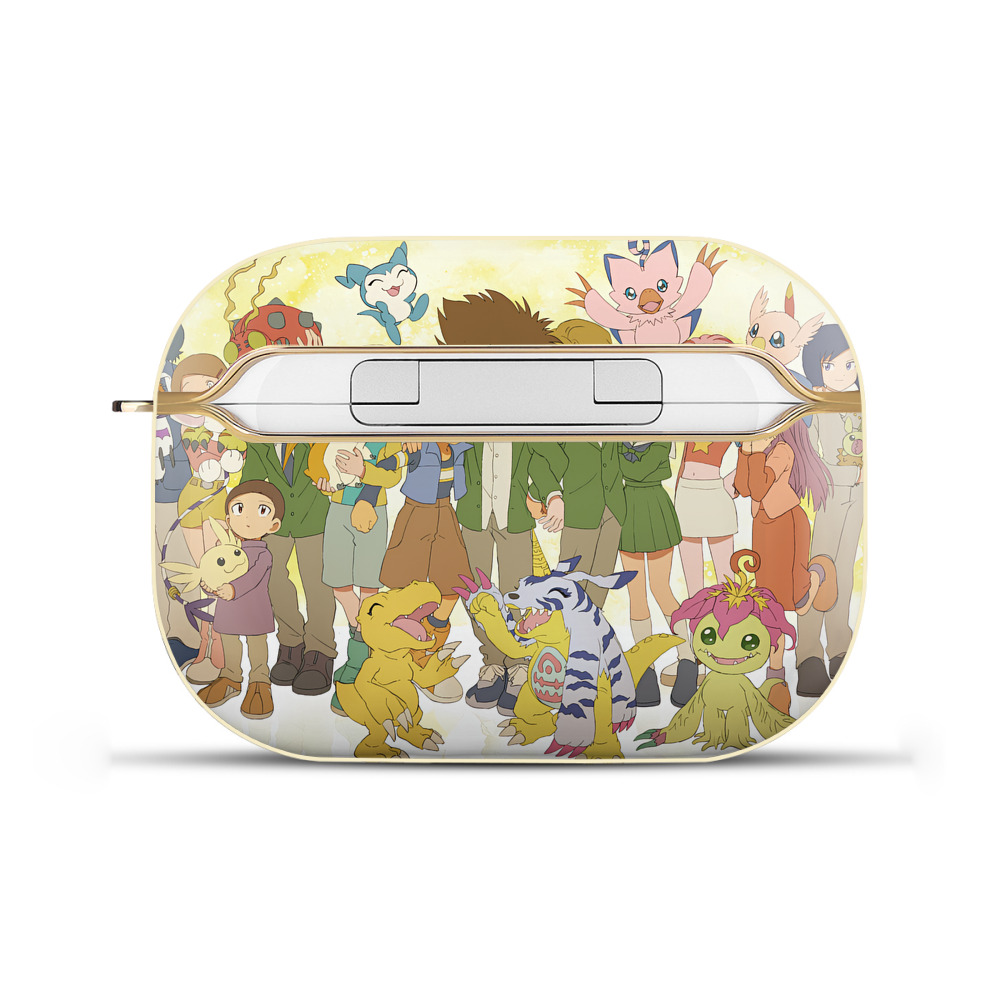 （画像用） Digimon デジタルモンスター/デジモン 【AirPods Pro用】ハードシェル保護ケース｜耐衝撃・防指紋・カラビナ付き商品仕様
