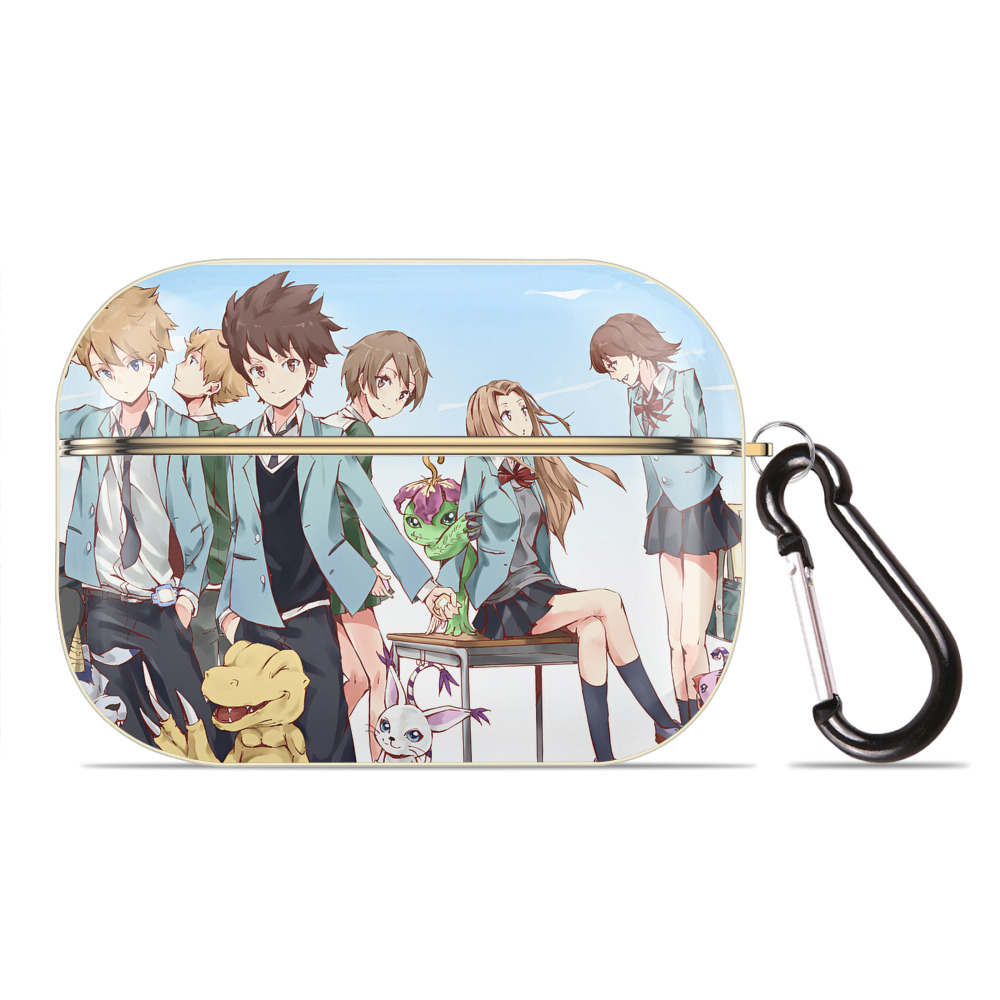 （画像用） Digimon デジタルモンスター/デジモン 【AirPods Pro用】ハードシェル保護ケース｜耐衝撃・防指紋・カラビナ付き商品仕様