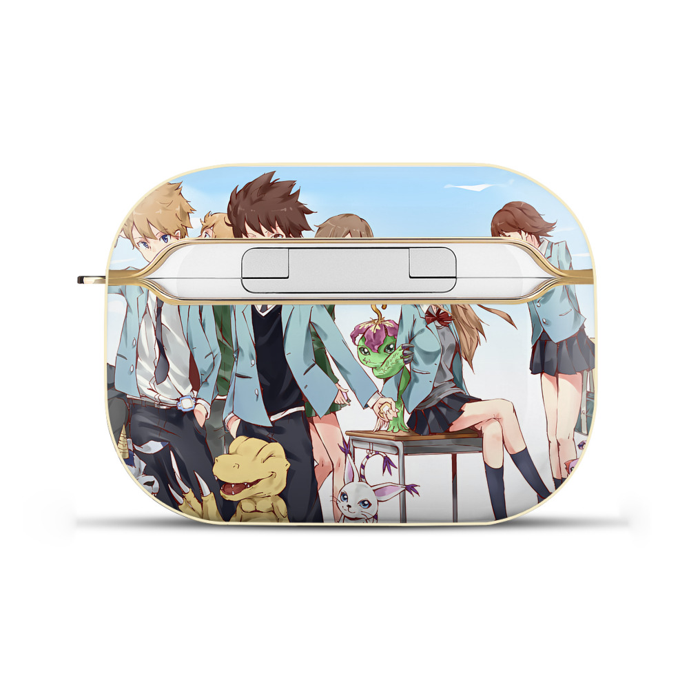 （画像用） Digimon デジタルモンスター/デジモン 【AirPods Pro用】ハードシェル保護ケース｜耐衝撃・防指紋・カラビナ付き商品仕様