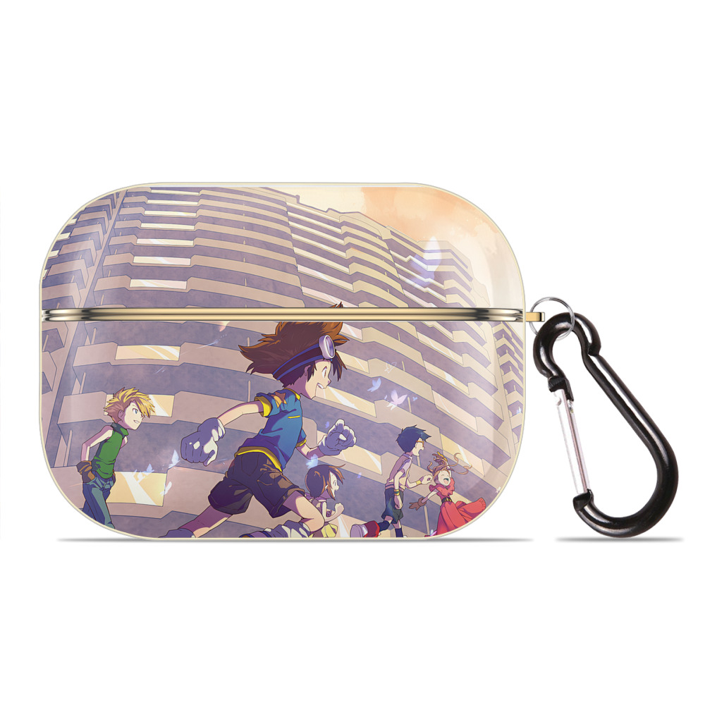 （画像用） Digimon デジタルモンスター/デジモン 【AirPods Pro用】ハードシェル保護ケース｜耐衝撃・防指紋・カラビナ付き商品仕様