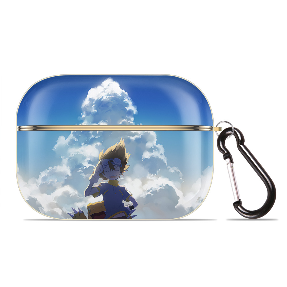 （画像用） Digimon デジタルモンスター/デジモン 【AirPods Pro用】ハードシェル保護ケース｜耐衝撃・防指紋・カラビナ付き商品仕様