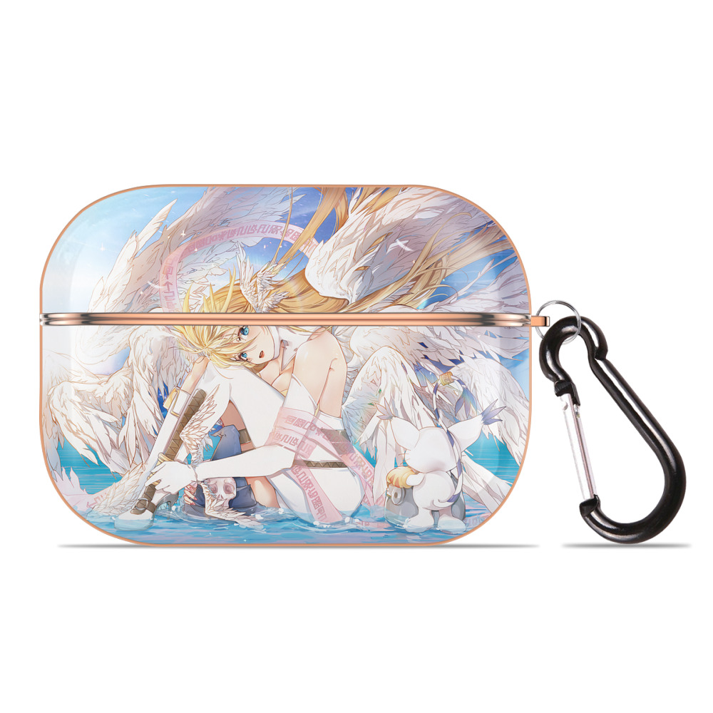 （画像用） Digimon デジタルモンスター/デジモン 【AirPods Pro用】ハードシェル保護ケース｜耐衝撃・防指紋・カラビナ付き商品仕様