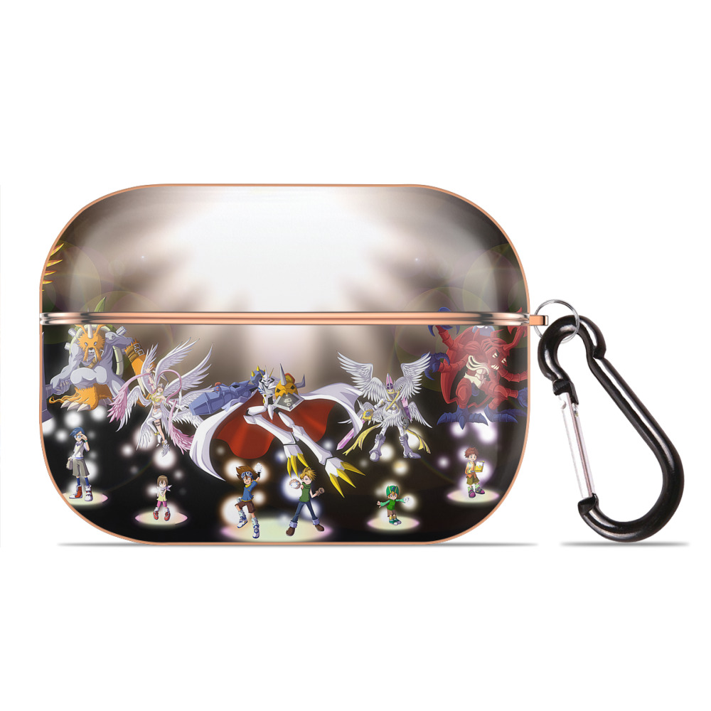 （画像用） Digimon デジタルモンスター/デジモン 【AirPods Pro用】ハードシェル保護ケース｜耐衝撃・防指紋・カラビナ付き商品仕様