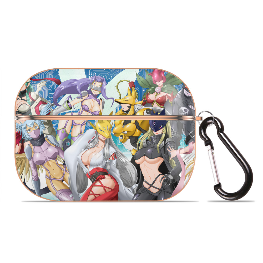 （画像用） Digimon デジタルモンスター/デジモン 【AirPods Pro用】ハードシェル保護ケース｜耐衝撃・防指紋・カラビナ付き商品仕様