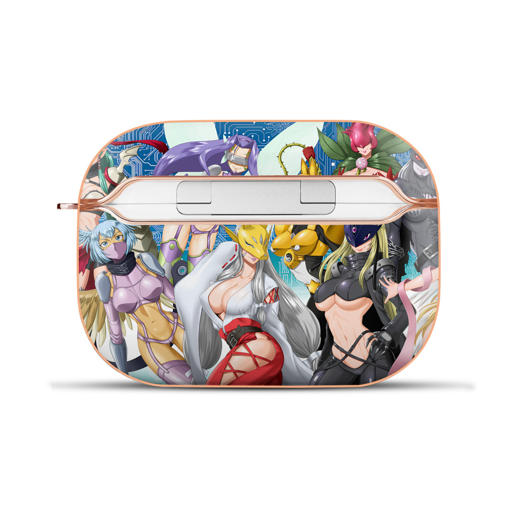 （画像用） Digimon デジタルモンスター/デジモン 【AirPods Pro用】ハードシェル保護ケース｜耐衝撃・防指紋・カラビナ付き商品仕様