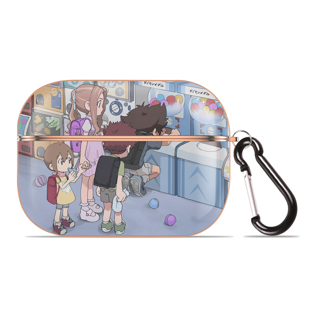 （画像用） Digimon デジタルモンスター/デジモン 【AirPods Pro用】ハードシェル保護ケース｜耐衝撃・防指紋・カラビナ付き商品仕様