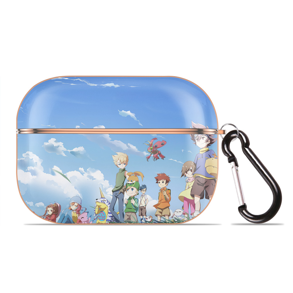 （画像用） Digimon デジタルモンスター/デジモン 【AirPods Pro用】ハードシェル保護ケース｜耐衝撃・防指紋・カラビナ付き商品仕様