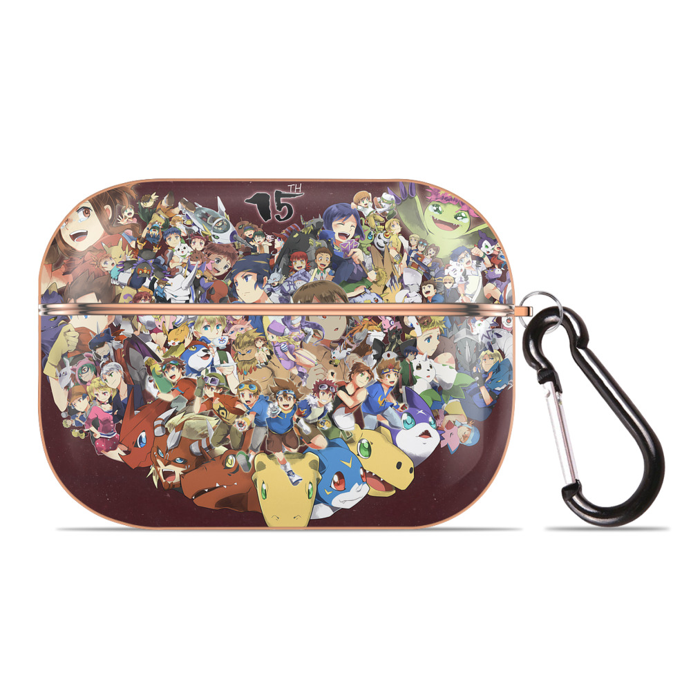 （画像用） Digimon デジタルモンスター/デジモン 【AirPods Pro用】ハードシェル保護ケース｜耐衝撃・防指紋・カラビナ付き商品仕様