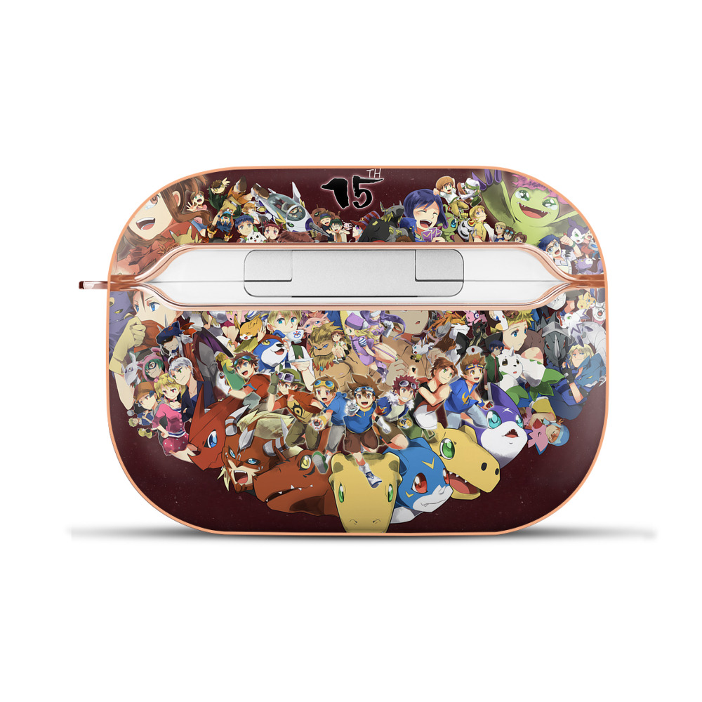 （画像用） Digimon デジタルモンスター/デジモン 【AirPods Pro用】ハードシェル保護ケース｜耐衝撃・防指紋・カラビナ付き商品仕様