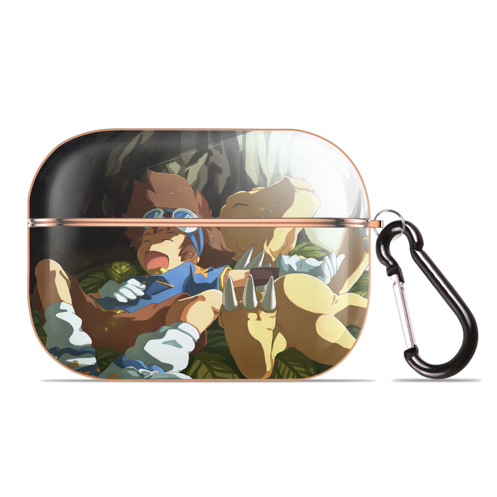 （画像用） Digimon デジタルモンスター/デジモン 【AirPods Pro用】ハードシェル保護ケース｜耐衝撃・防指紋・カラビナ付き商品仕様